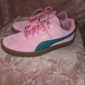 Puma Kids Sneakers in Pink and Teal